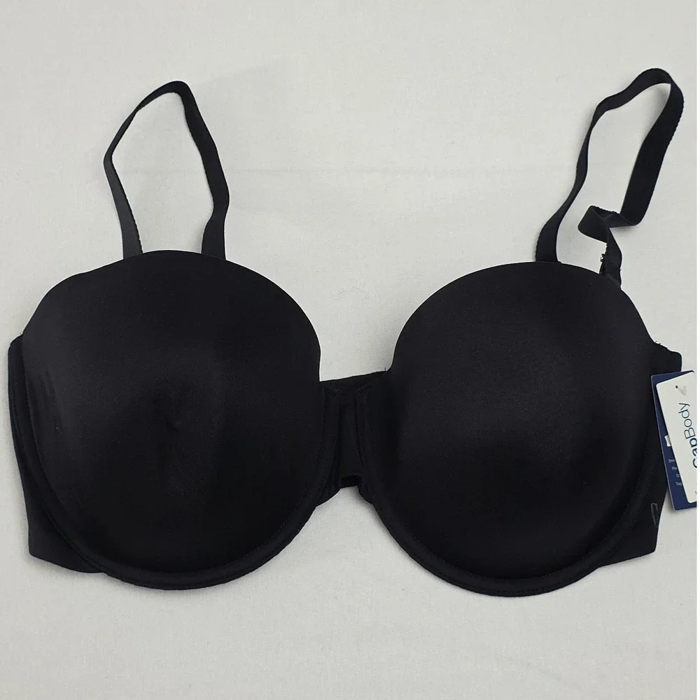 GapBody Women Everyday‎ Multiway T-Shirt Bra Black 38D Convertible Underwire NWT